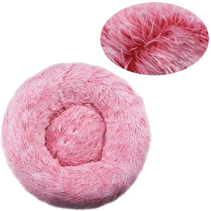 Cama redonda para mascotas de 40 a 90 cm para perros grandes
