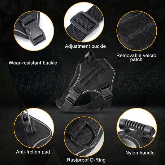 Arnés táctico para perros