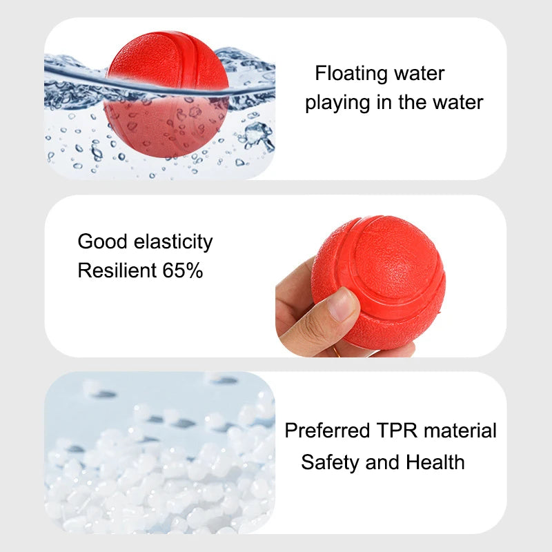 Pelota de goma indestructible a prueba de mordidas