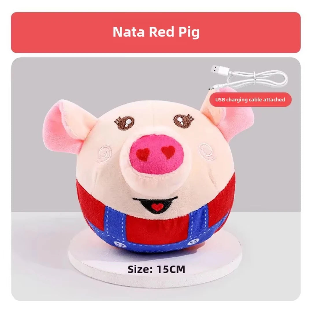 Pelota eléctrica de peluche
