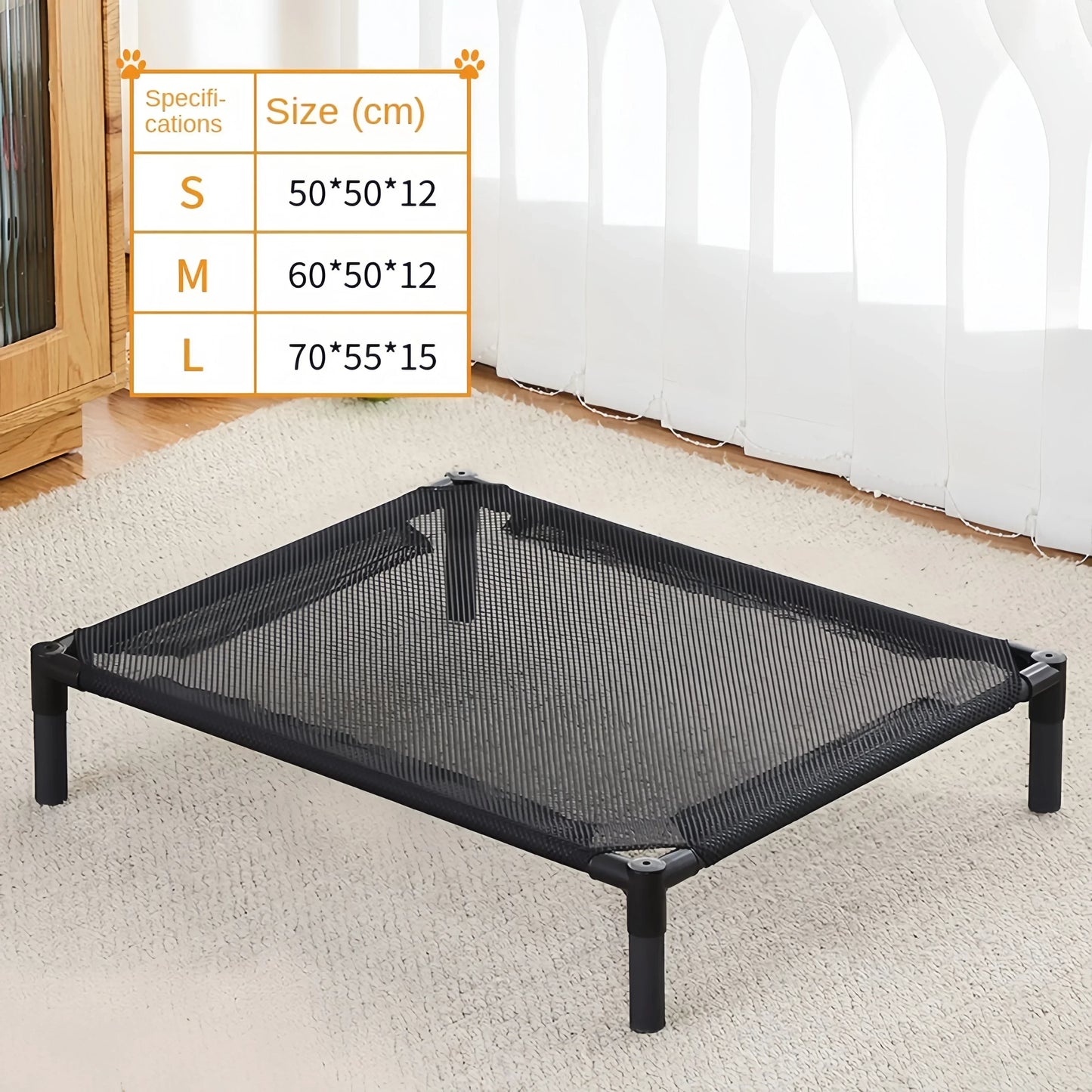Cama elevada para mascotas