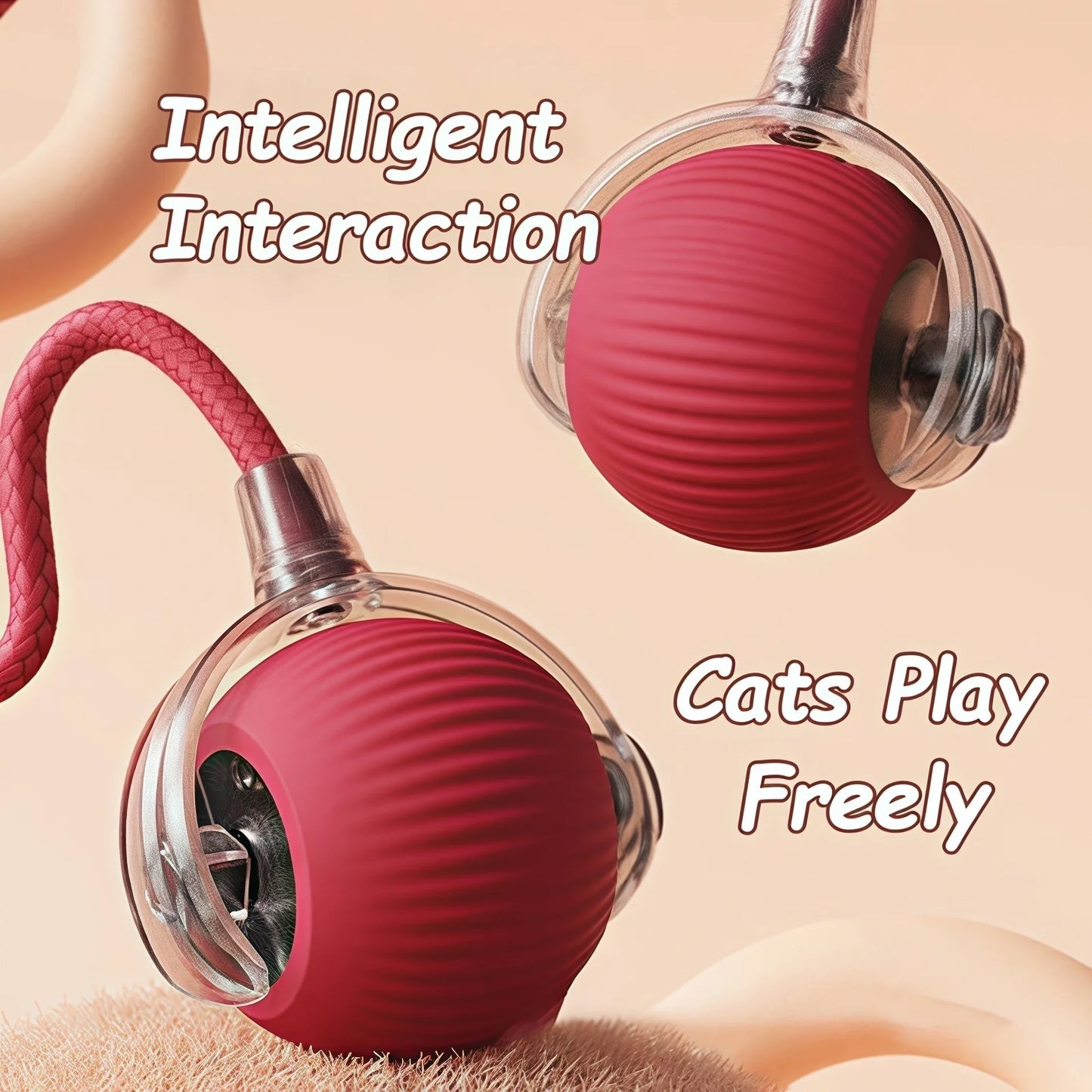 Nueva pelota interactiva para gatos