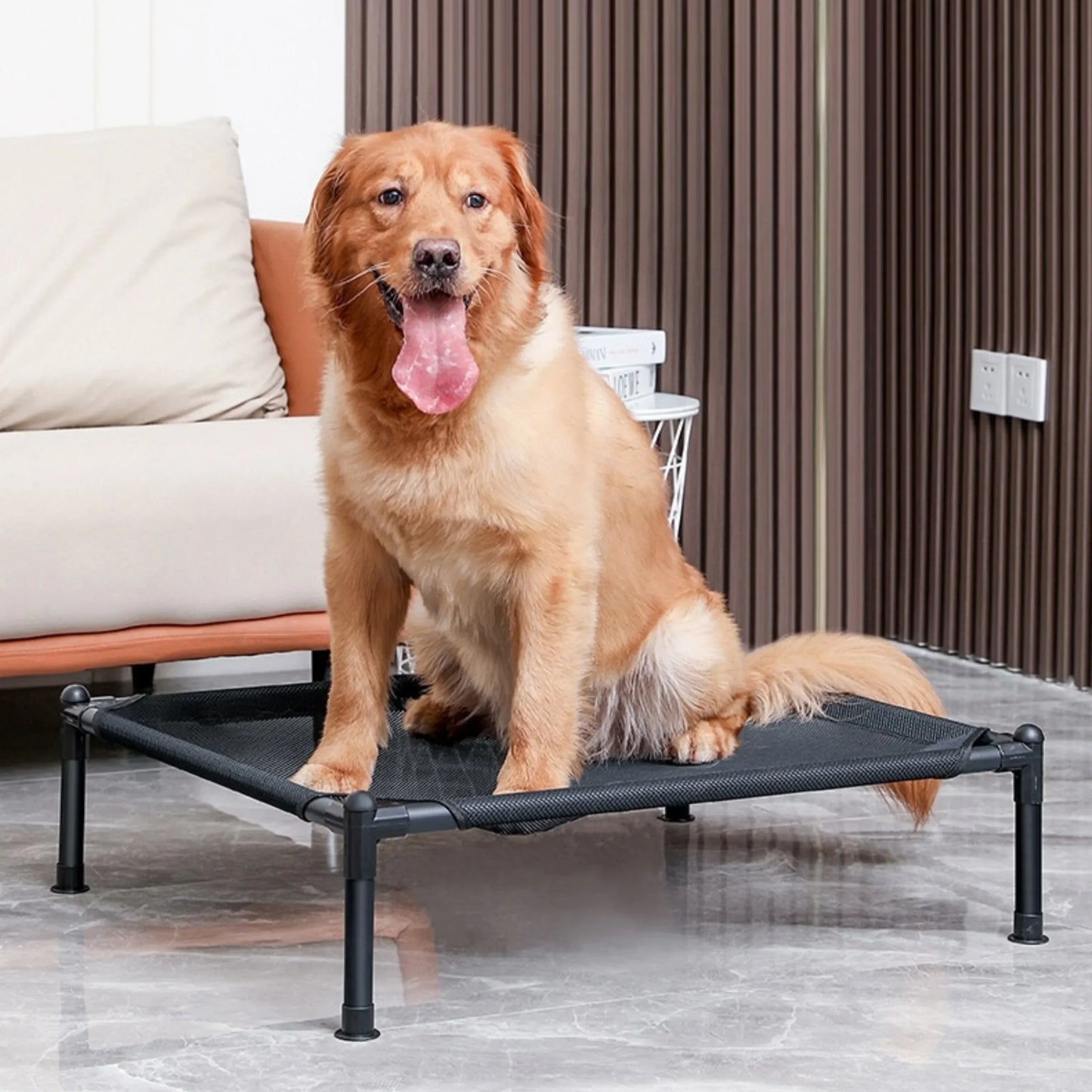 Cama elevada para mascotas