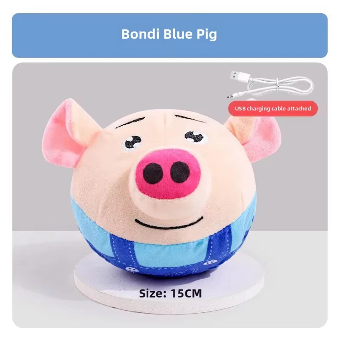 Pelota eléctrica de peluche