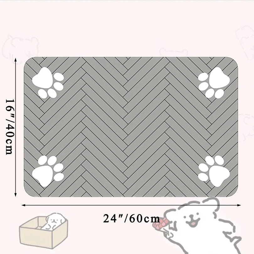 Mantel individual para comedero y bebedero de mascotas