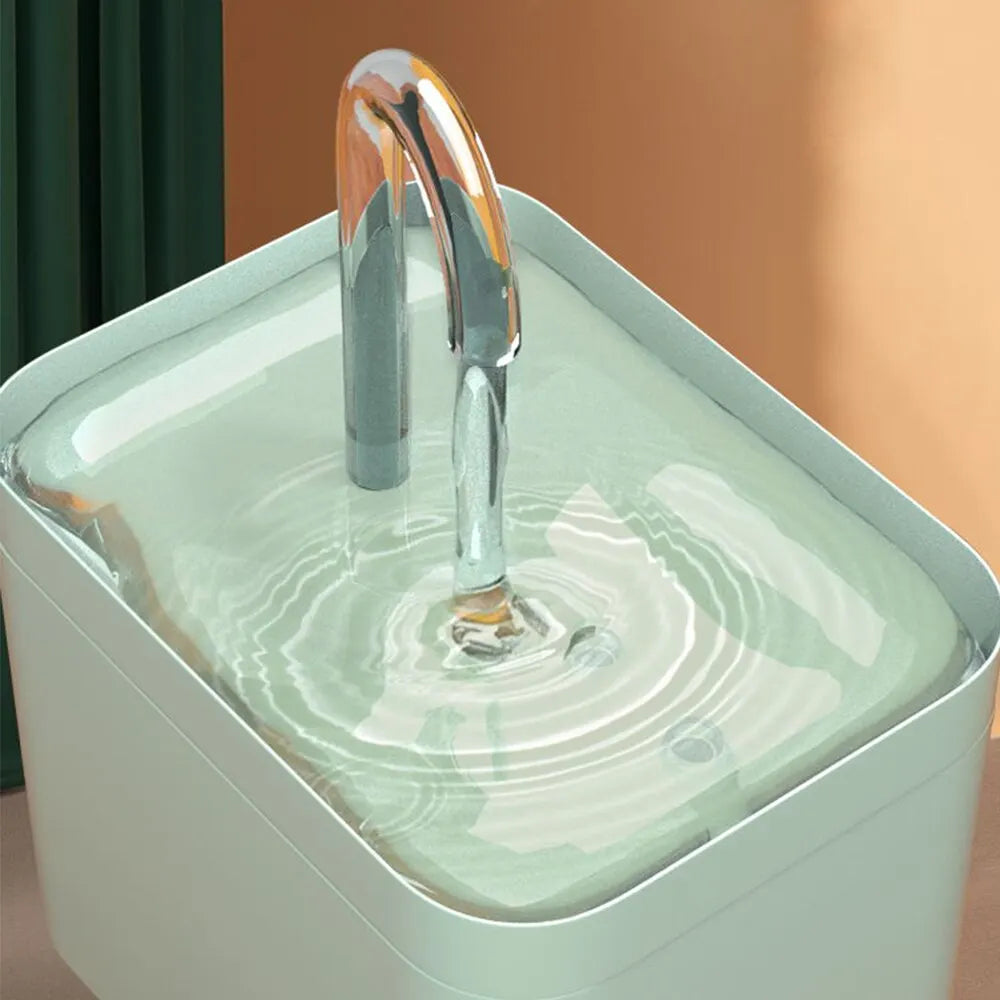 Dispensador de agua para mascotas con filtro automático