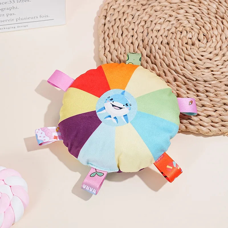 Divertidos juguetes de peluche de arcoíris para perros