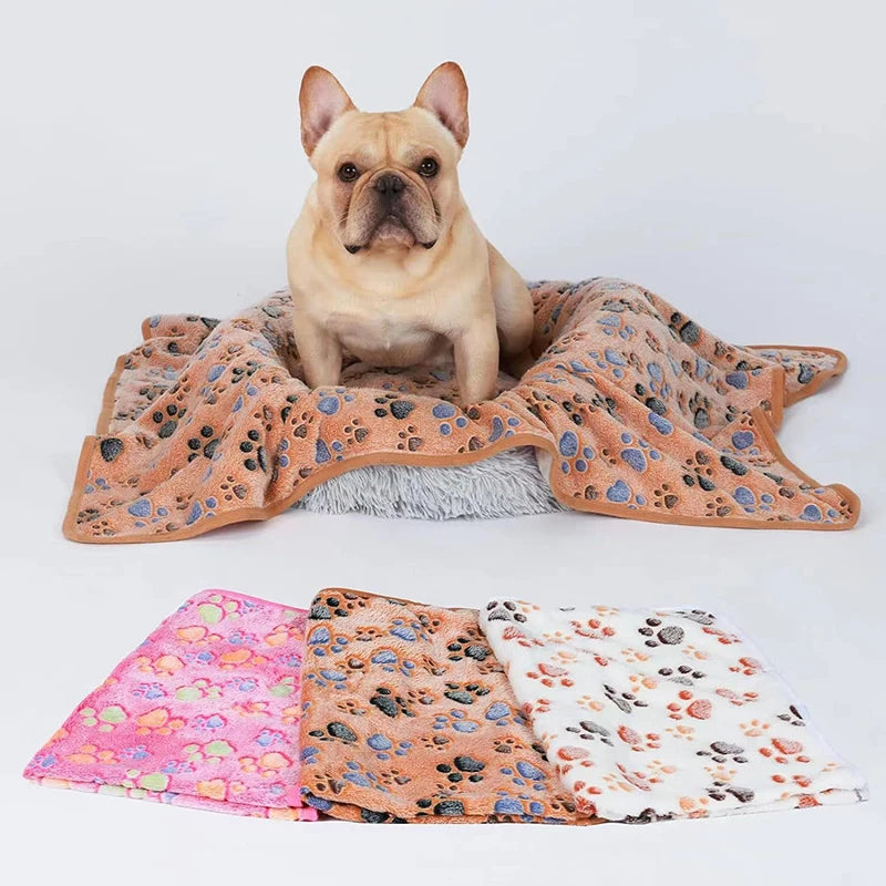 Manta de franela suave para perros y gatos