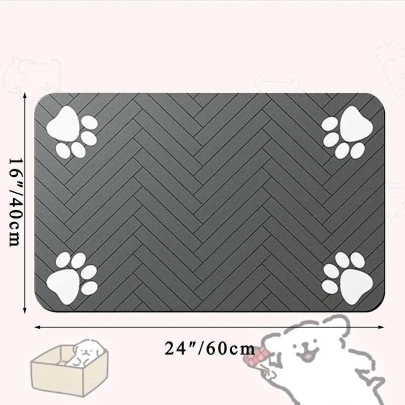 Mantel individual para comedero y bebedero de mascotas