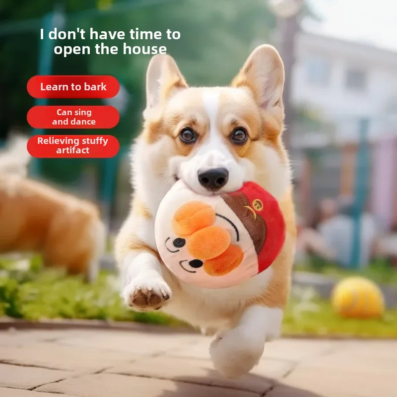 Pelota eléctrica de peluche
