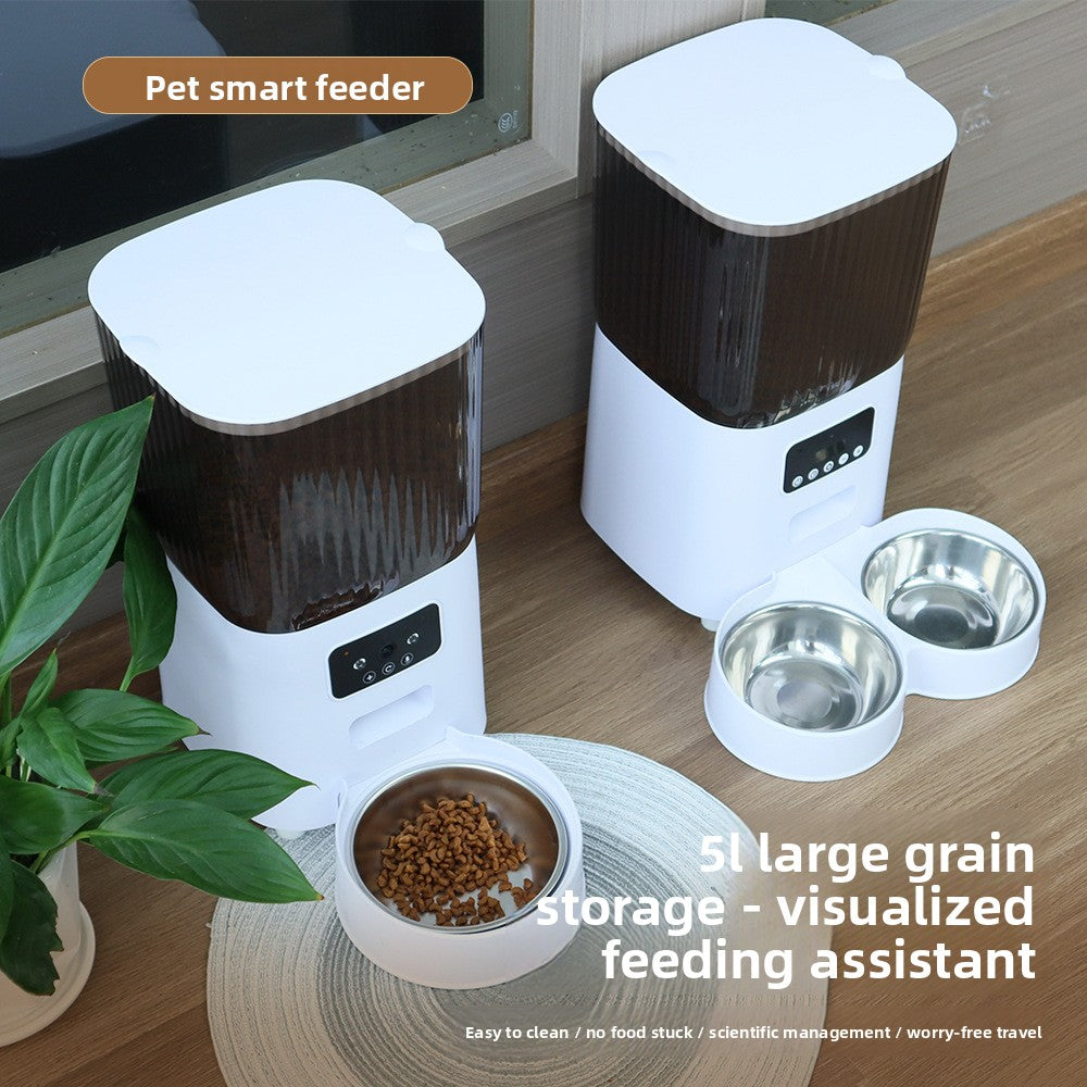 Automatic Pet Feeder with Camera & WiFi Food Dispenser | pet accessories | Petly store.