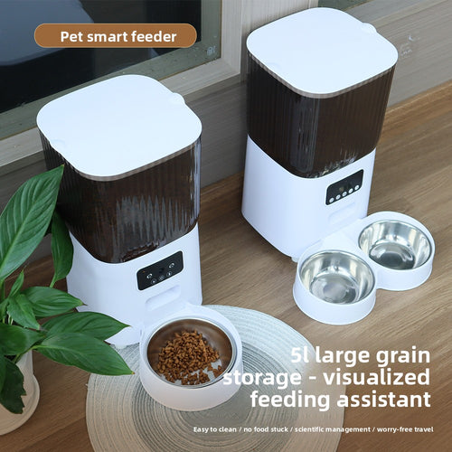 Automatic Pet Feeder with Camera & WiFi Food Dispenser | pet accessories | Petly store.
