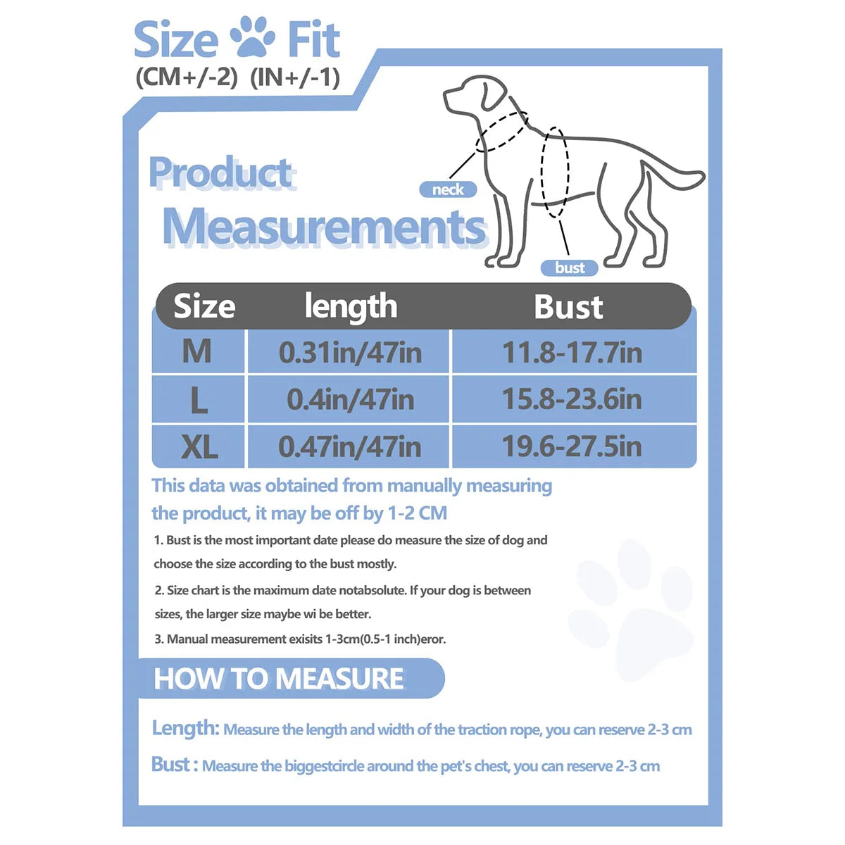 Un conjunto de arnés colorido para mascotas