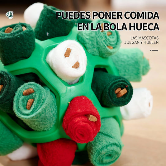 Pelota olfateadora para mascotas
