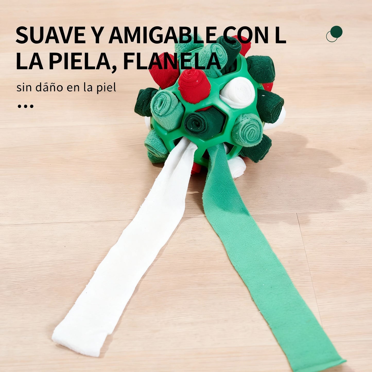 Pelota olfateadora para mascotas