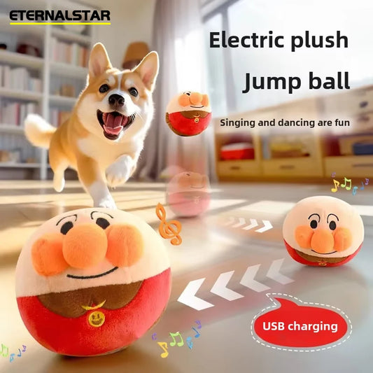 Pelota eléctrica de peluche