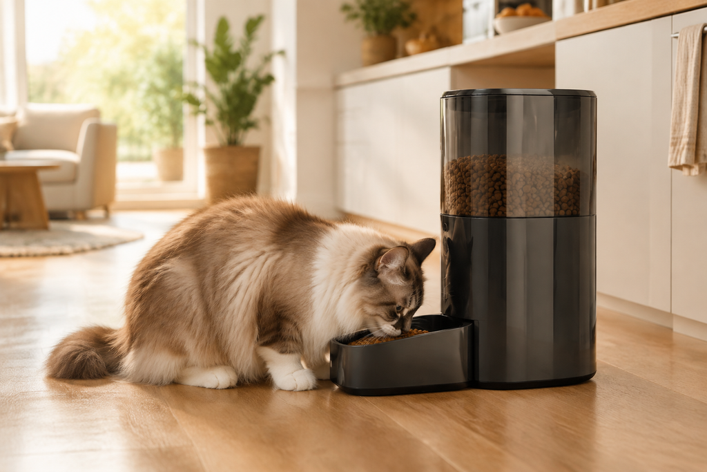 Pet Automatic Smart Feeder – Auto Dispenser for Dogs & Cats