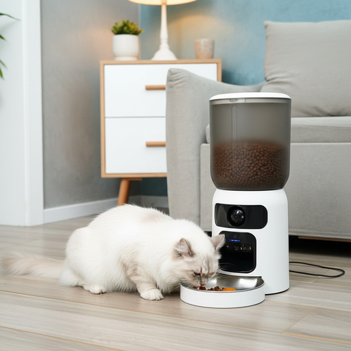 Automatic Pet Feeder with Camera and Timed Feeding – Smart Wi-Fi App Control for Dogs & Cats | pet accessories | Petly store.