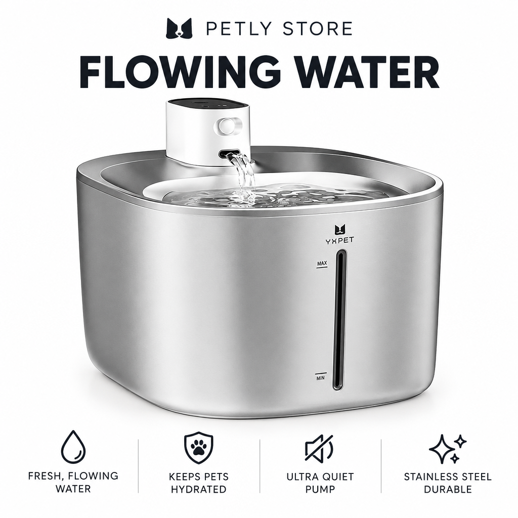 Petly Store flowing-water detail