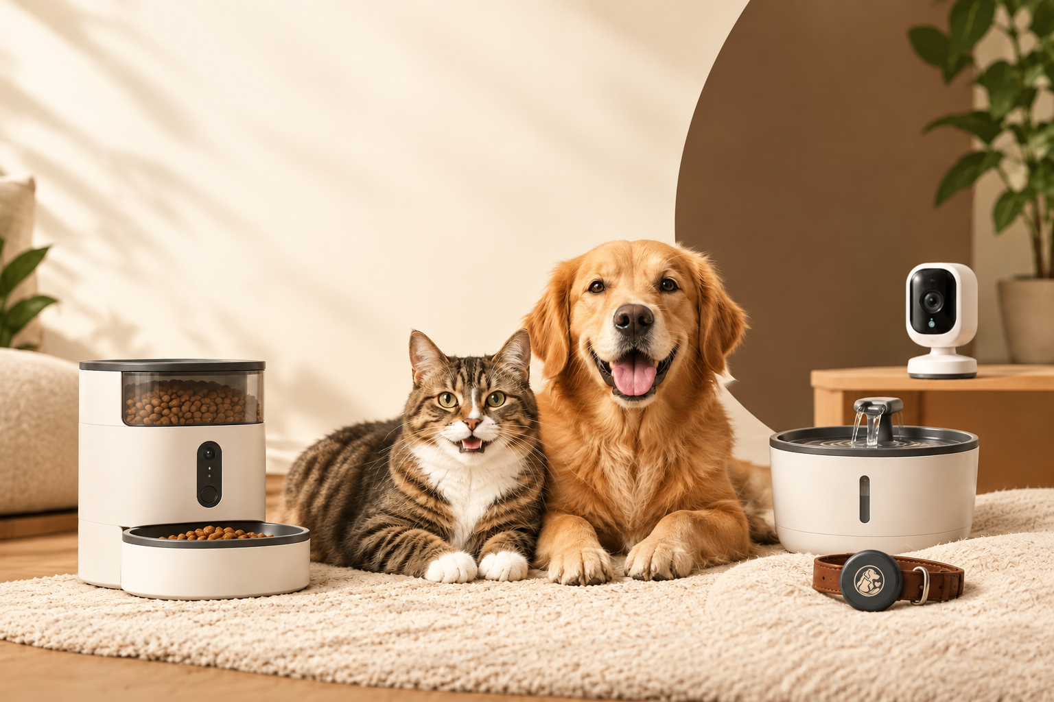 Petly Store image without text, cat and dog zoomed out